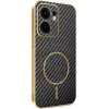 Coque arrière Phonesta Luxury Carbon Fiber avec MagSafe pour Oppo Reno13 F 4G/5G / Reno13 FS 5G - Noir 0