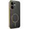 Coque arrière Phonesta Luxury Carbon Fiber avec MagSafe pour Oppo Reno13 F 4G/5G / Reno13 FS 5G - Noir