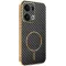 Coque arrière Phonesta Luxury Carbon Fiber avec MagSafe pour Oppo Reno13 Pro - Noir