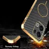 Coque arrière Phonesta Luxury Carbon Fiber avec MagSafe pour Oppo Reno13 Pro - Noir 7