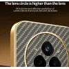 Coque arrière Phonesta Luxury Carbon Fiber avec MagSafe pour Realme 14 Pro - Marron 5