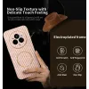 Coque arrière Phonesta Luxury Carbon Fiber avec MagSafe pour Realme 14 Pro - Rose 2