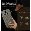 Coque arrière Phonesta Luxury Carbon Fiber avec MagSafe pour Realme 14 Pro Plus - Marron 2