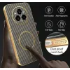 Coque arrière Phonesta Luxury Carbon Fiber avec MagSafe pour Realme 14 Pro Plus - Marron 7