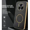 Coque arrière Phonesta Luxury Carbon Fiber avec MagSafe pour Realme 14 Pro Plus - Noir 1