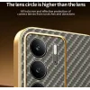 Coque arrière Phonesta Luxury Carbon Fiber avec MagSafe pour Realme 14x / C75 - Marron 5