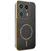 Coque arrière Phonesta Luxury Carbon Fiber avec MagSafe pour Motorola Edge 50 Ultra - Noir 0