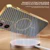 Coque arrière Phonesta Luxury Carbon Fiber avec MagSafe pour Motorola Moto G05 / Moto E15 - Marron 1