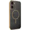 Coque arrière Phonesta Luxury Carbon Fiber avec MagSafe pour Motorola Moto G05 / Moto E15 - Noir
