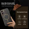 Coque arrière Phonesta Luxury Carbon Fiber avec MagSafe pour Motorola Moto G05 / Moto E15 - Noir 3