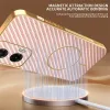 Coque arrière Phonesta Luxury Carbon Fiber avec MagSafe pour Motorola Moto G35 - Rose 1