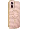 Coque arrière Phonesta Luxury Carbon Fiber avec MagSafe pour Motorola Moto G55 - Rose