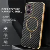 Coque arrière Phonesta Luxury Carbon Fiber avec MagSafe pour Motorola Moto G55 - Noir 2