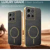 Coque arrière Phonesta Luxury Carbon Fiber avec MagSafe pour Motorola Moto G75 - Noir 3