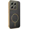 Coque arrière Phonesta Luxury Carbon Fiber avec MagSafe pour Xiaomi 14T - Noir 0