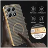 Coque arrière Phonesta Luxury Carbon Fiber avec MagSafe pour Xiaomi 14T Pro - Marron 5