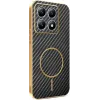 Coque arrière Phonesta Luxury Carbon Fiber avec MagSafe pour Xiaomi 14T Pro - Noir 0