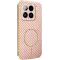Coque arrière Phonesta Luxury Carbon Fiber avec MagSafe pour Xiaomi 15 - Rose