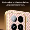 Coque arrière Phonesta Luxury Carbon Fiber avec MagSafe pour Xiaomi 15 - Rose 5