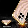 Coque arrière Phonesta Luxury Carbon Fiber avec MagSafe pour Xiaomi 15 - Rose 7