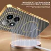 Coque arrière Phonesta Luxury Carbon Fiber avec MagSafe pour Xiaomi Redmi Note 14 Pro Plus - Marron 1