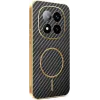Coque arrière Phonesta Luxury Carbon Fiber avec MagSafe pour Xiaomi Redmi Note 14 Pro Plus - Noir 0