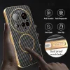 Coque arrière Phonesta Luxury Carbon Fiber avec MagSafe pour Xiaomi 15 Ultra - Noir 6