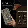Coque arrière Phonesta Luxury Carbon Fiber avec MagSafe pour Xiaomi Poco F7 Pro - Marron 2