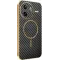 Coque arrière Phonesta Luxury Carbon Fiber avec MagSafe pour Xiaomi Poco F7 Ultra - Noir
