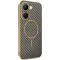 Coque arrière Phonesta Luxury Carbon Fiber avec MagSafe pour Xiaomi Poco X7 Pro - Marron