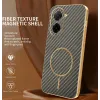 Coque arrière Phonesta Luxury Carbon Fiber avec MagSafe pour Xiaomi Redmi A5 173.4mm - Marron 1