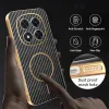 Coque arrière Phonesta Luxury Carbon Fiber avec MagSafe pour Xiaomi Redmi Note 14 Pro 4G - Noir 6