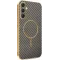 Coque arrière Phonesta Luxury Carbon Fiber avec MagSafe pour Samsung Galaxy A16 - Marron