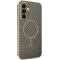 Coque arrière Phonesta Luxury Carbon Fiber avec MagSafe pour Samsung Galaxy A36 - Marron