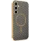 Coque arrière Phonesta Luxury Carbon Fiber avec MagSafe pour Samsung Galaxy S24 FE - Marron