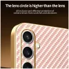 Coque arrière Phonesta Luxury Carbon Fiber avec MagSafe pour Samsung Galaxy S24 FE - Rose 7