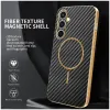 Coque arrière Phonesta Luxury Carbon Fiber avec MagSafe pour Samsung Galaxy S24 FE - Noir 1