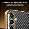 Coque arrière Phonesta Luxury Carbon Fiber avec MagSafe pour Samsung Galaxy S24 FE - Noir 7