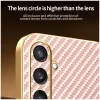 Coque arrière Phonesta Luxury Carbon Fiber avec MagSafe pour Samsung Galaxy S25/S24 - Rose 7