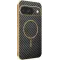 Coque arrière Phonesta Luxury Carbon Fiber avec MagSafe pour Google Pixel 9 - Noir