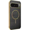 Coque arrière Phonesta Luxury Carbon Fiber avec MagSafe pour Google Pixel 9 Pro - Noir 0