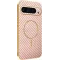 Coque arrière Phonesta Luxury Carbon Fiber avec MagSafe pour Google Pixel 9 Pro XL - Rose