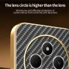 Coque arrière Phonesta Luxury Carbon Fiber avec MagSafe pour Xiaomi Redmi 14C / Xiaomi Poco C75 - Noir 5