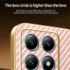 Coque arrière Phonesta Luxury Carbon Fiber avec MagSafe pour Xiaomi 15T - Rose 4
