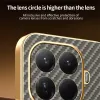 Coque arrière Phonesta Luxury Carbon Fiber avec MagSafe pour Xiaomi 15T Pro - Marron 4