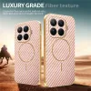 Coque arrière Phonesta Luxury Carbon Fiber avec MagSafe pour Xiaomi 15T Pro - Rose 3