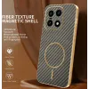 Coque arrière Phonesta Luxury Carbon Fiber avec MagSafe pour OnePlus 15 - Marron 1
