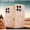 Coque arrière Phonesta Luxury Carbon Fiber avec MagSafe pour OnePlus 15 - Rose 3