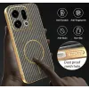 Coque arrière Phonesta Luxury Carbon Fiber avec MagSafe pour Oppo Find X9 - Marron 7