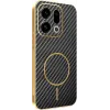 Coque arrière Phonesta Luxury Carbon Fiber avec MagSafe pour Oppo Find X9 - Noir 0